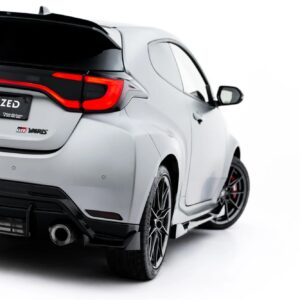 rear side splitters v.4 suitable for toyota gr yaris mk4 facelift