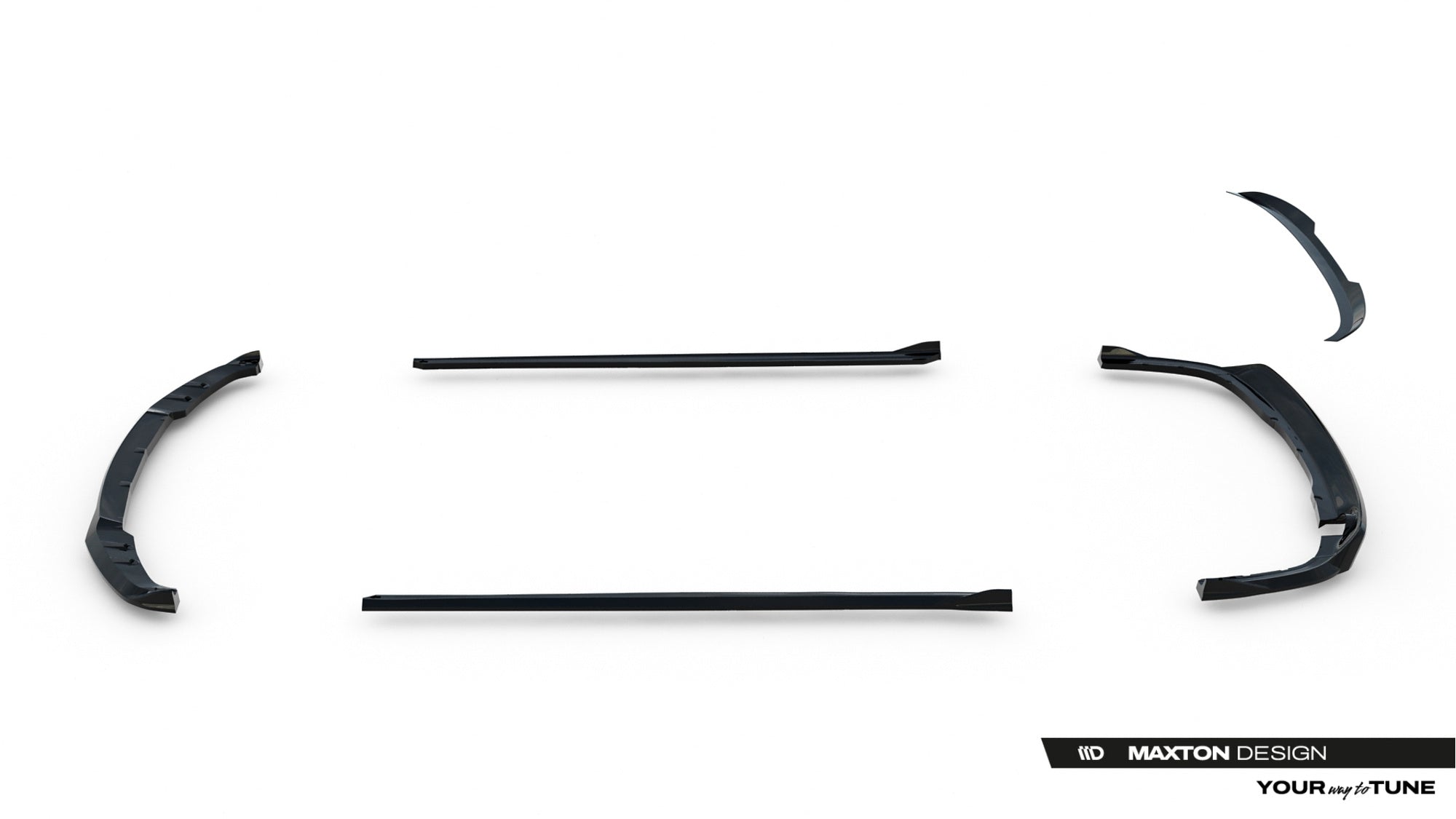 set of splitters suitable for bmw 3 sportline sedan f30 set of splitters suitable for bmw 3 sportline sedan f30