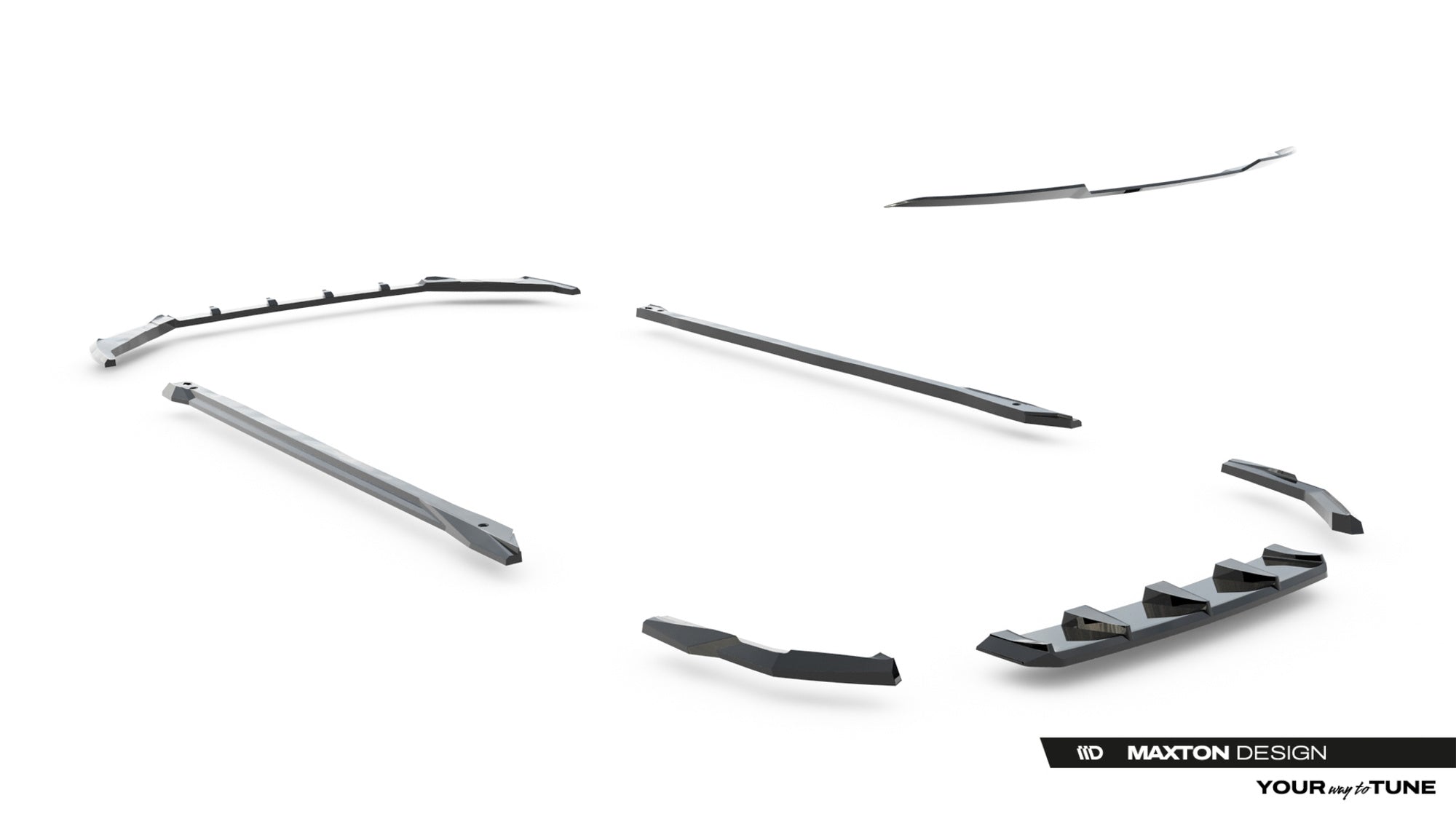 set of splitters suitable for lexus is 500 mk3 facelift 2 (xe30) set of splitters suitable for lexus is 500 mk3 facelift 2 (xe30)