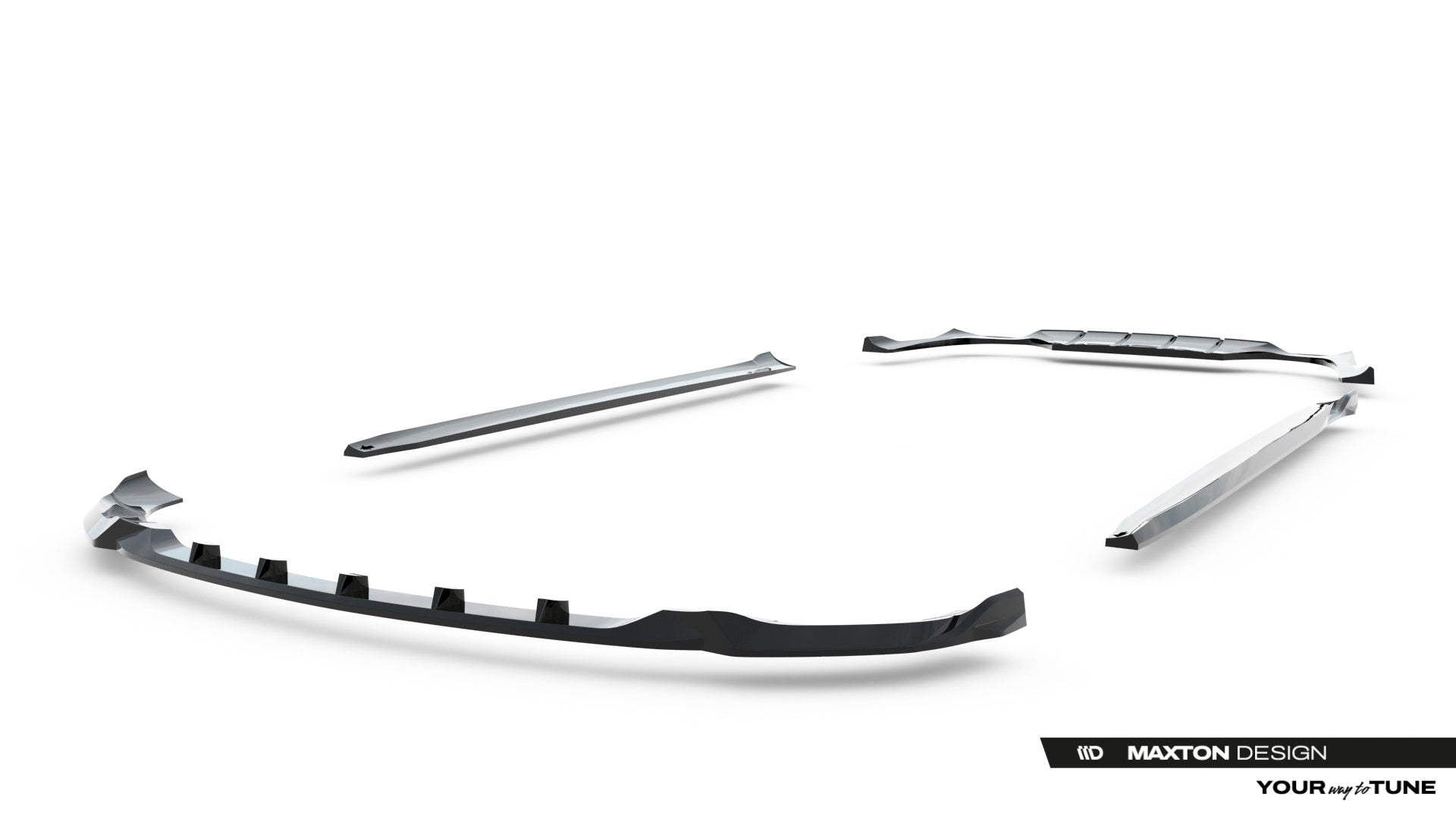 set of splitters suitable for mercedes amg e53 sedan w214 set of splitters suitable for mercedes amg e53 sedan w214