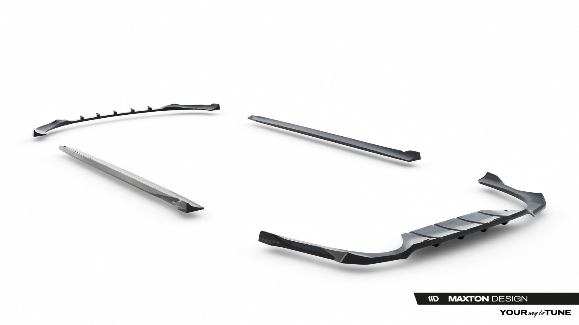 set of splitters suitable for mercedes amg e53 sedan w214 set of splitters suitable for mercedes amg e53 sedan w214
