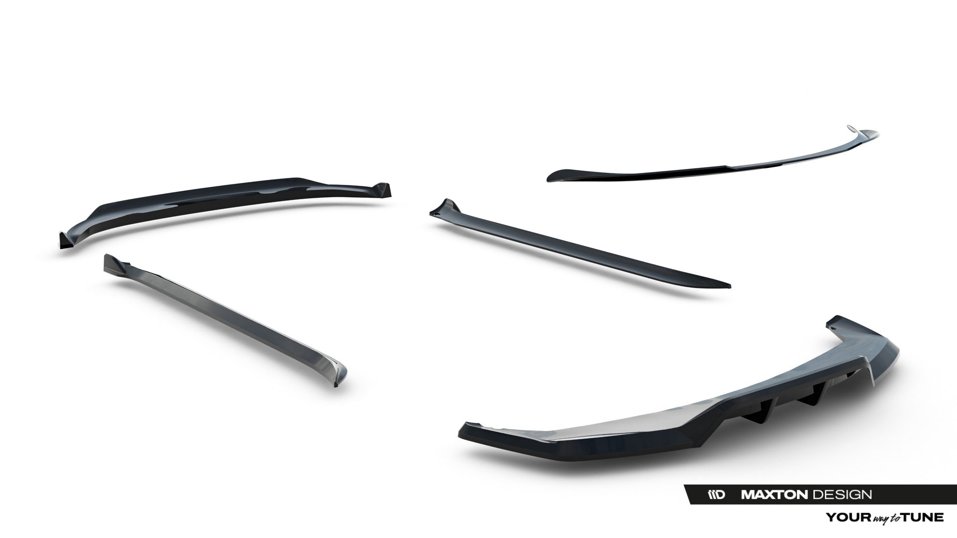 set of splitters suitable for tesla model y premium mk1 facelift set of splitters suitable for tesla model y premium mk1 facelift