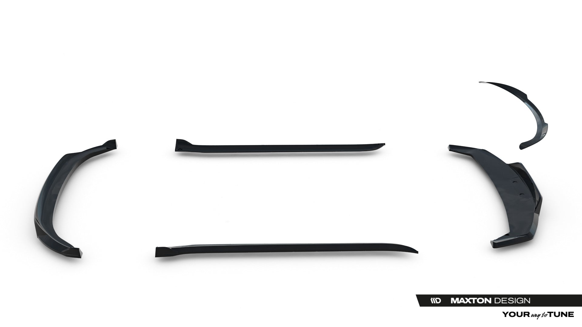 set of splitters suitable for tesla model y premium mk1 facelift set of splitters suitable for tesla model y premium mk1 facelift