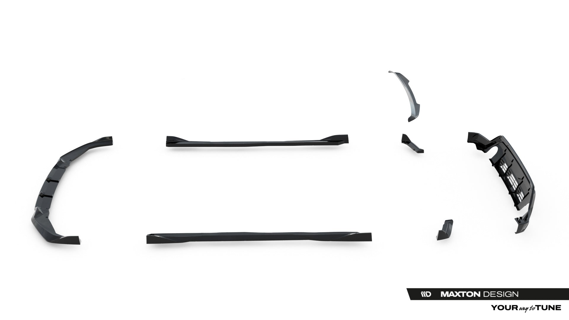 set of splitters suitable for toyota gr yaris mk4 facelift set of splitters suitable for toyota gr yaris mk4 facelift